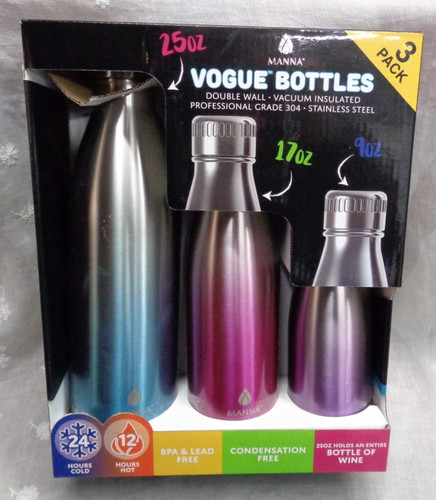 Manna vogue bottles - manna,
