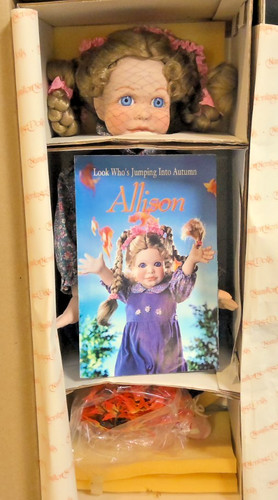 Allison porcelain doll the - porcelain,
