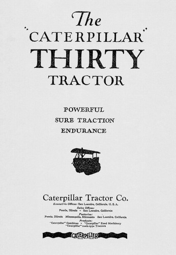 Caterpillar thirty please - caterpillar, (please