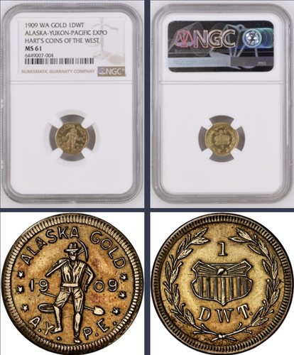 1909 alaska gold dwt - 1909,