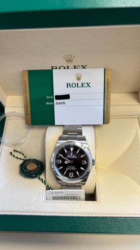Rolex explorer 214270 black - i,
