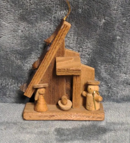 Wooden nativity christmas - wooden,