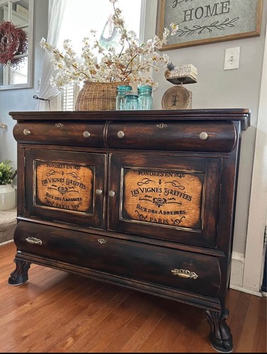 Beautiful antique black washed - beautiful,