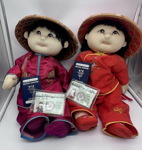 Vintage rice paddy babies - babies, doll