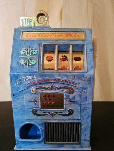 Vintage one armed banker slot - vintage,