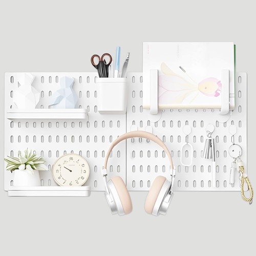 Pegboard organizer wall kit - pegboard,