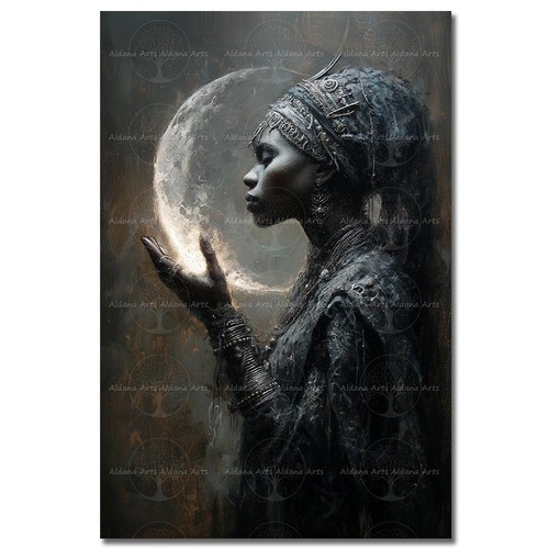 Moon holding priestess art - holding,