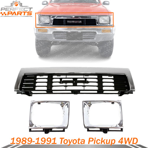 Front bumper center - front, grille