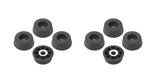 Medium round rubber feet - medium,