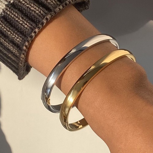 Woman 18k gold plated polished - gold,