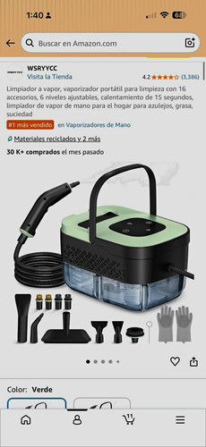 Wsryycc limpidador vapor - a,