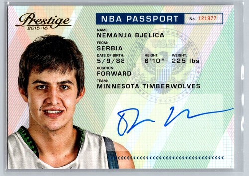 2015 panini prestige - 2015-16, nba