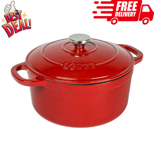 Lodge enameled cast iron - enameled,