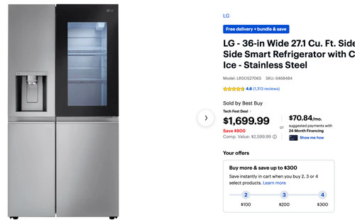 Lrsvs2706s cu ft - lrsvs2706s, 27