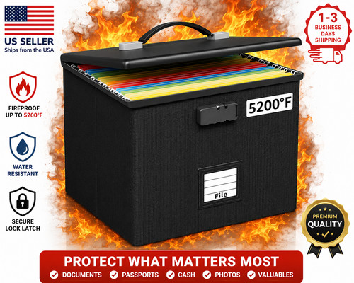 Fire proof file box for - fire,