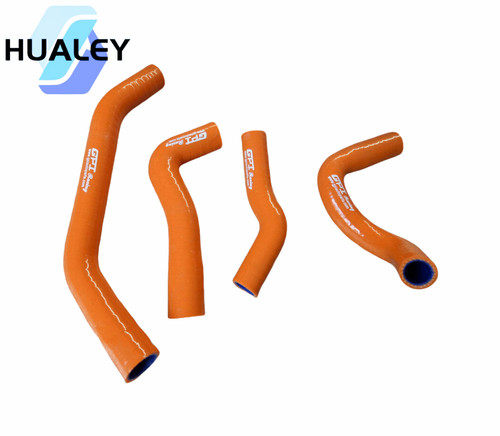 Orange silicone radiator hose - radiator,