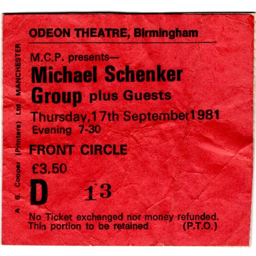 Michael schenker group concert - schenker,