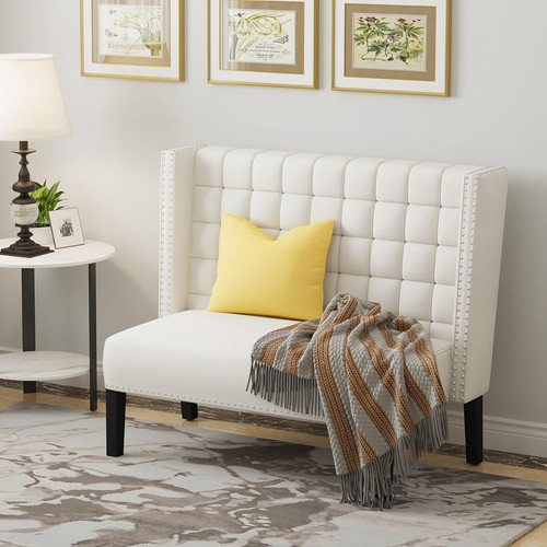 Modern loveseat settee bench - modern,