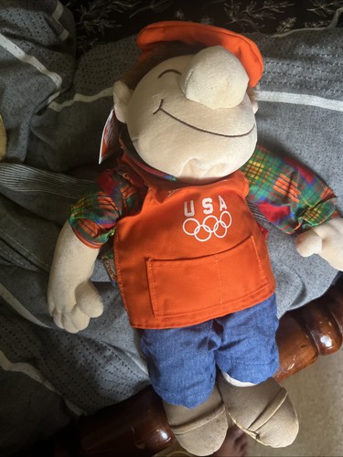1996 homer poe plush doll - homer,