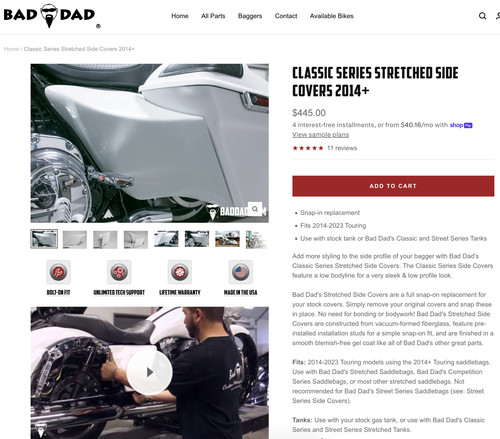 Bad dad hd touring - hd,