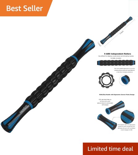 Portable blue roller massage - portable, 9-roller