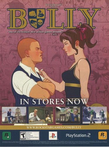 2006 bully playstation ps2 - 2006,