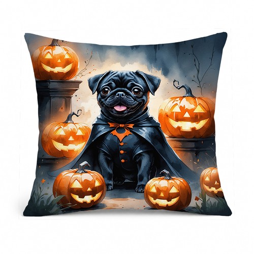 Pug vampire puppy halloween - vampire,