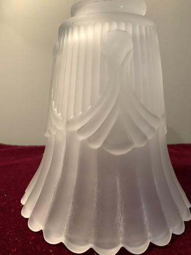 Vintage art deco glass lamp - art,