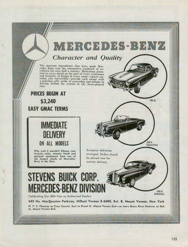 1959 mercedes benz 190 220 - mercedes-benz,