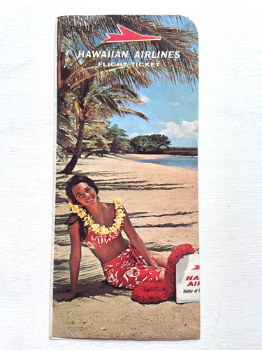 1967 hawaiian airlines ticket - 1967,
