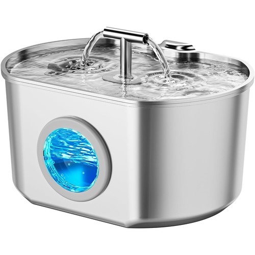Cat water fountain - water, stainless