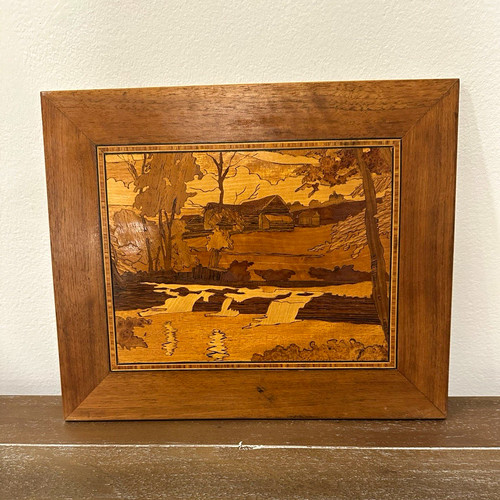 Ray lawrence marquetry wood - ray,