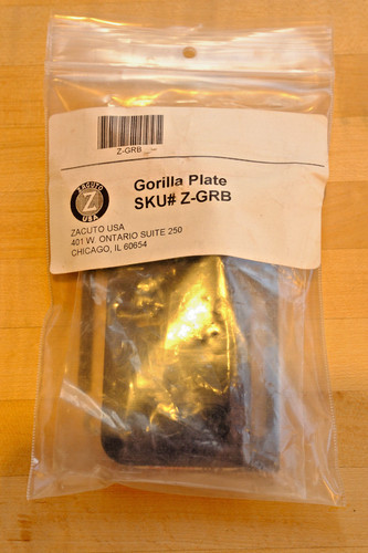 Zacuto grb gorilla baseplate - zacuto, z-grb