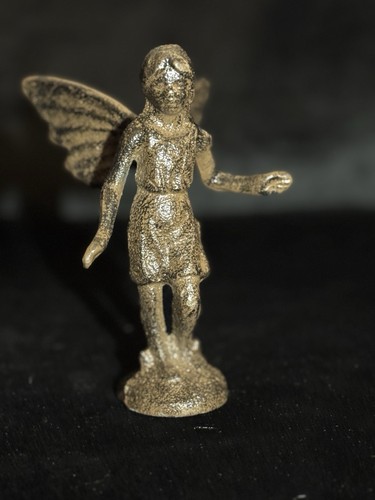 Cast metal fairy figurine - cast,