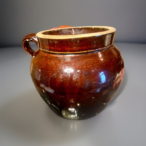 American stoneware crock bean - american, /bean
