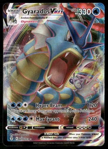Gyarados vmax 029 203 holo - gyarados,
