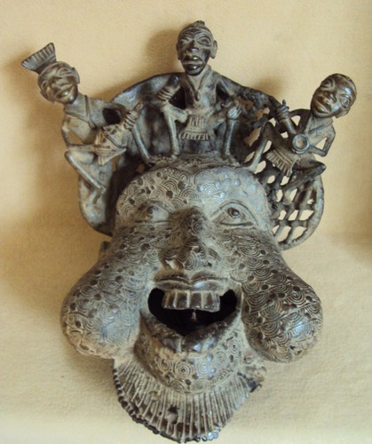 Elaborate antique bronze royal - antique,