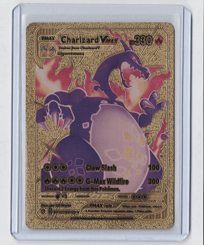 Pokémon gold metal card - pokémon,