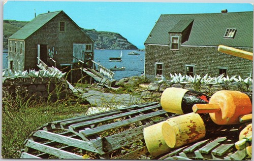 Lobster pots and buoys - buoys, on
