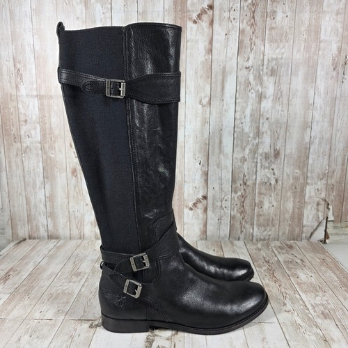 Frye melissa tall buckle black - tall,