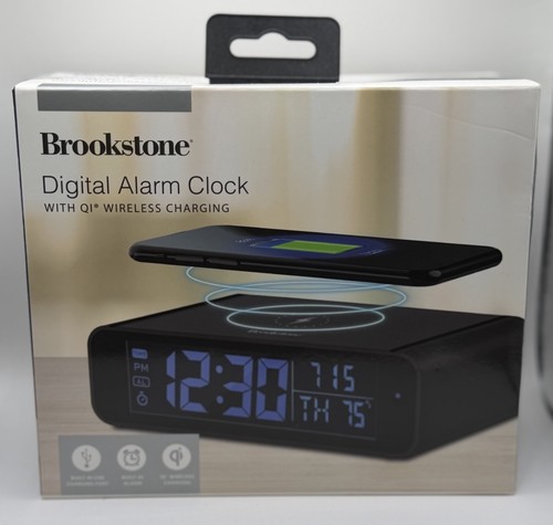 Brookstone digital alarm clock - digital,