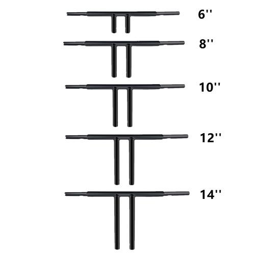 Black 12 14 - 6"/8''/10"/12"/14'', rise