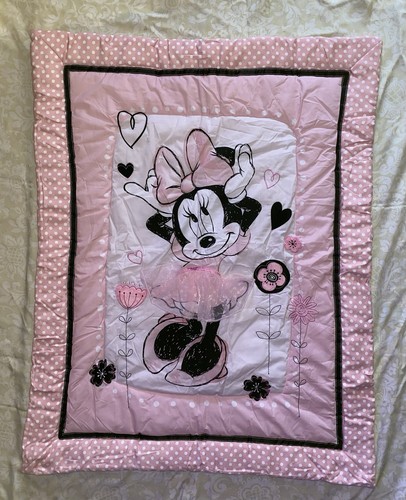 Girls minnie mouse pink crib - minnie,