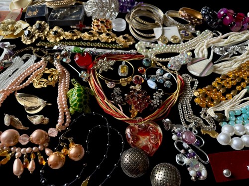 Huge 925 vintage - huge, rhinestone