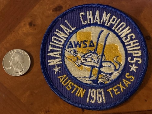 Vintage 1961 water ski patch - water,