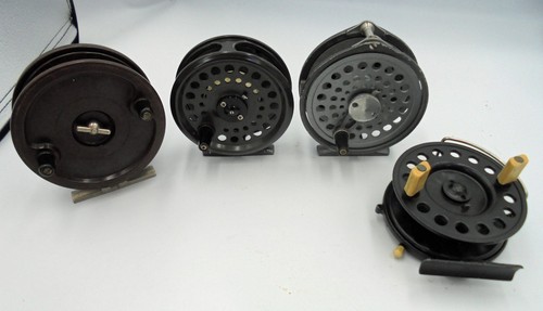 Four vintage fly - fly, centre