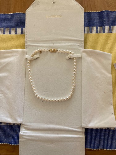 Mikimoto pearl necklace - pearl,