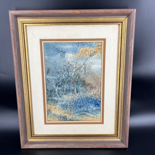 Vintage framed mixed media - framed,