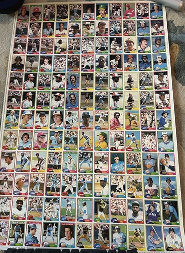1981 topps baseball uncut - topps,