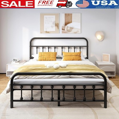 Victorian metal bed frame - metal,